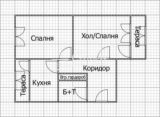 Двустаен апартамент - кв. Боян Българанов 1