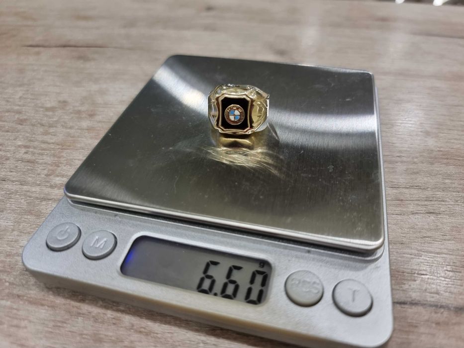 Мъжки златен пръстен /Емблема на BMW