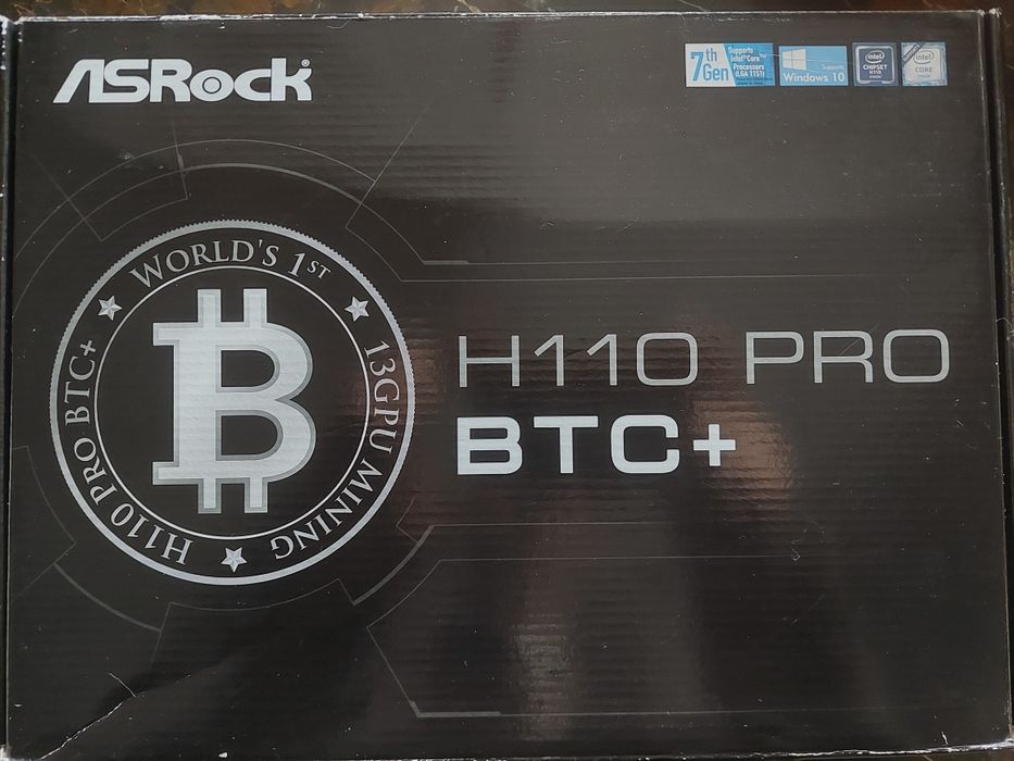 Placa de baza Asrock H110 pro BTC+, I5 gen 7, 8GB DDR4