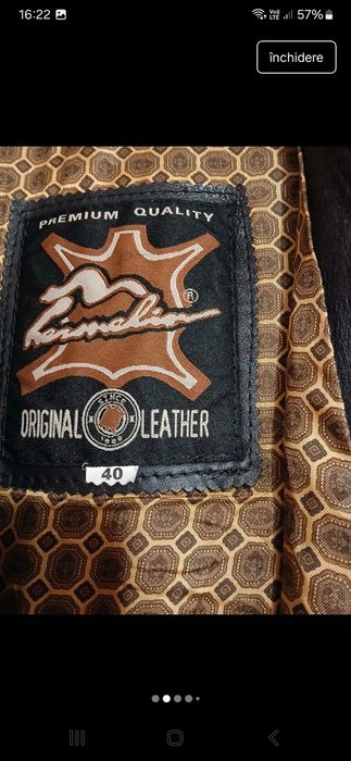 Veste din piele naturală,superbă și fără nici un defect ca nouă