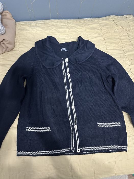 Турецкий кардиган в синем цвете