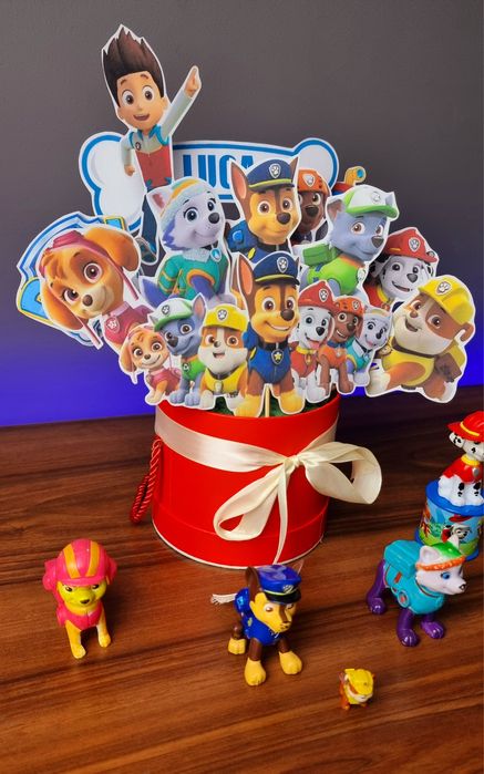 Toppere tort cu Patrula catelusilor