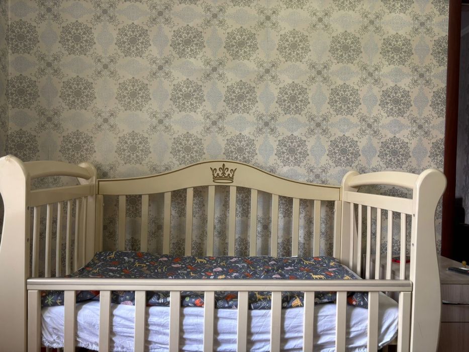 Манеж кровать  Джулия с матрасом