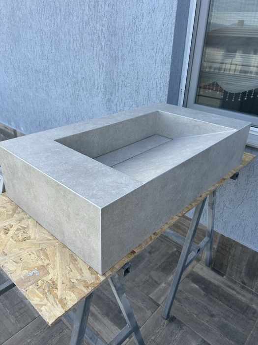 Уникална декоративна мивка от испански гранитогрес – ръчна изработка