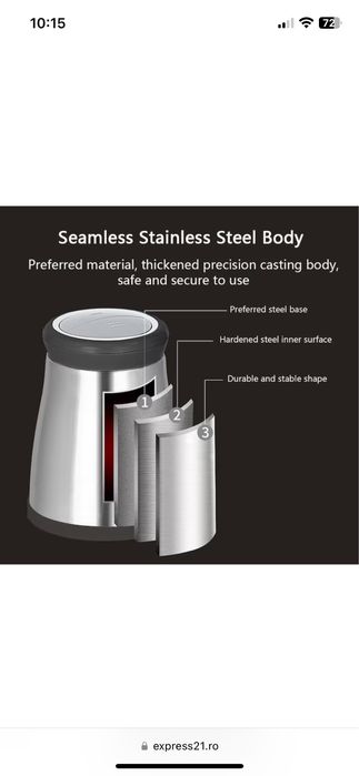 Tocător Electric Multifuncțional – 2L, 300W, 4 Lame Inox, Bol Inox