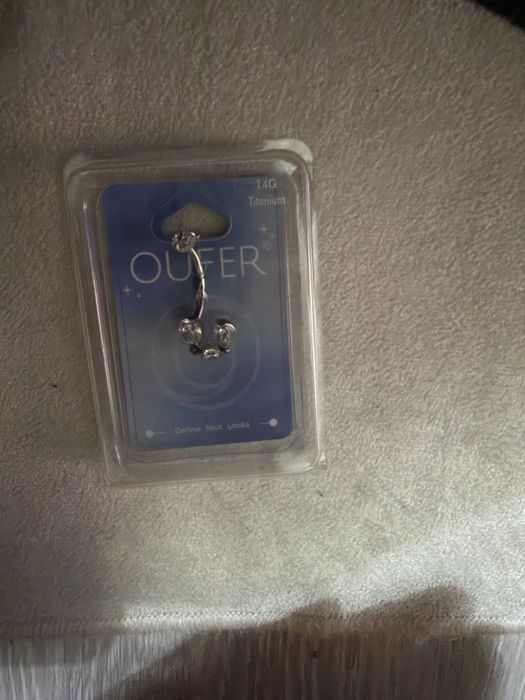 80 бр титаниеви пиърсинги OUFER – нови, запечатани, на едро