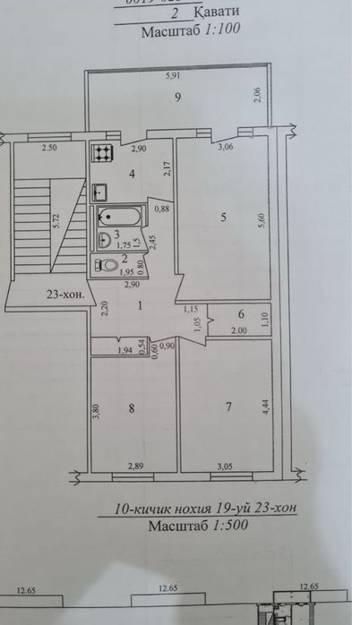 Продаю свою 3х комн в Чирчике