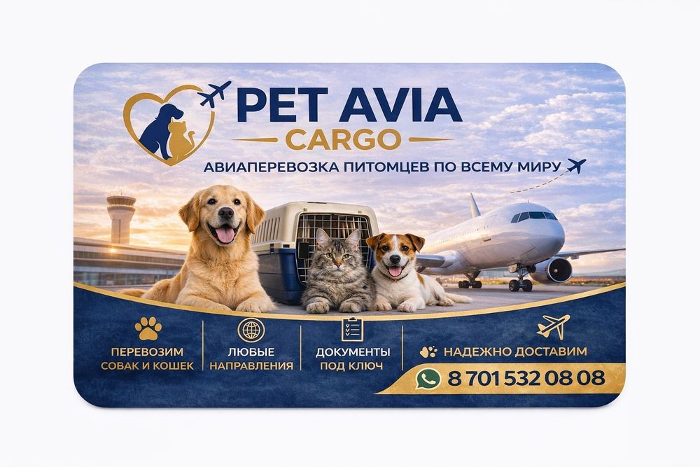 Авиаперевозка домашних питомцев