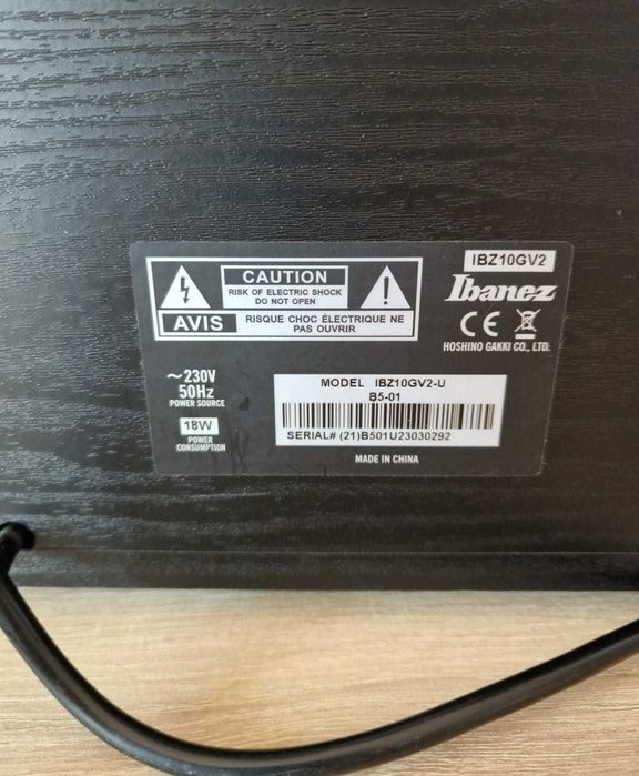 Amplificator chitară electrică Ibanez IBZ10GV2 – 10W