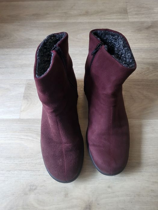 Дамски боти от естествен велур 39номер
