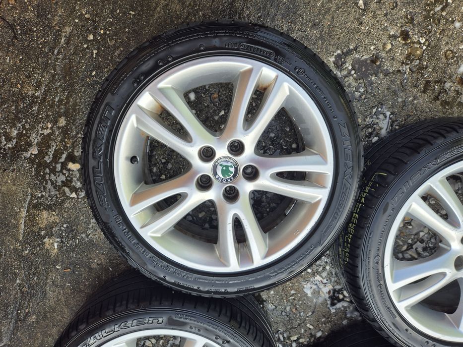 4бр алуминиеви джанти за Шкода фабиа, румстар/.6.5ж Х16/ ет 43/