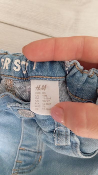 Джинсы H&M 18-24 месяца