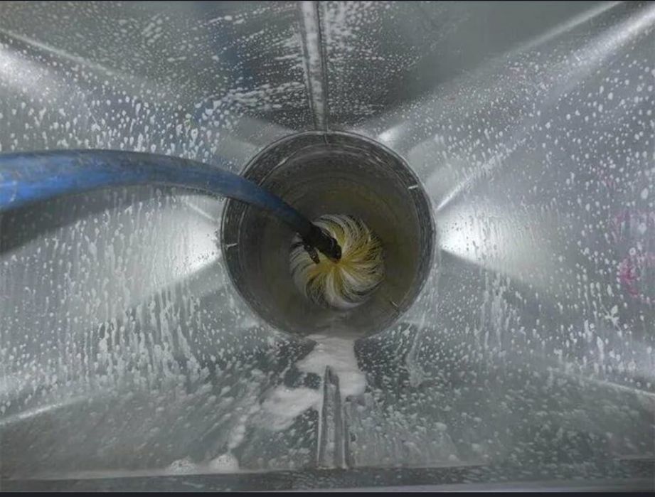 Чистка, сборка вентиляции