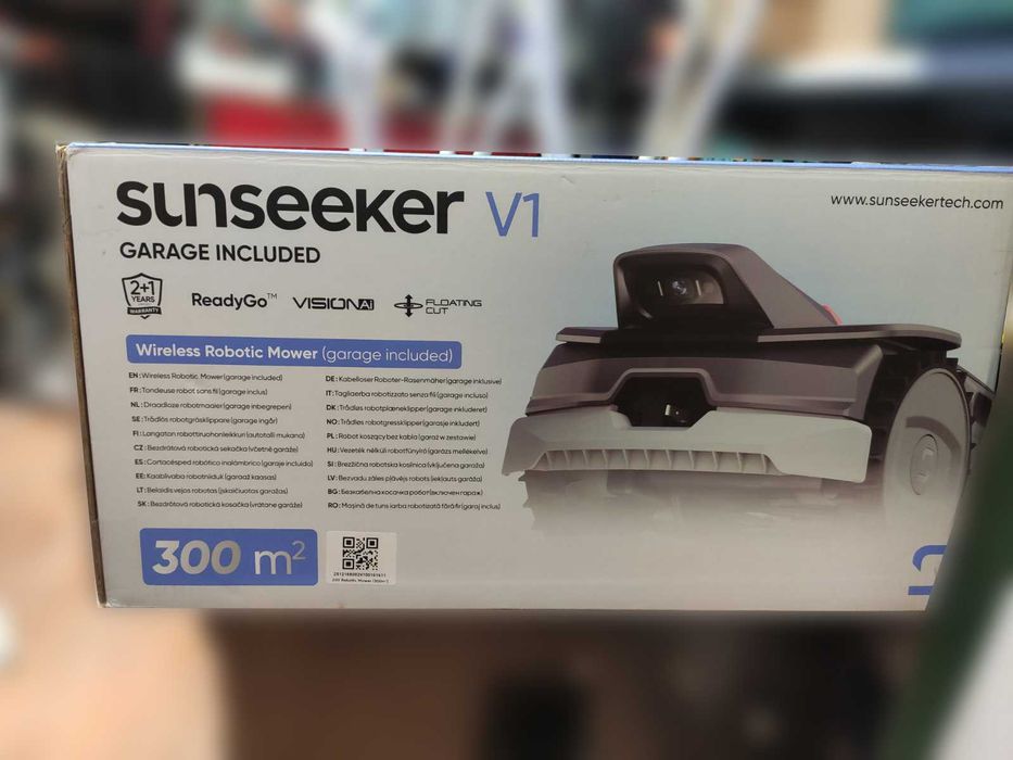 Безжичен Робот косачка SUNSEEKER V1G + Гараж и 2г Гарнция