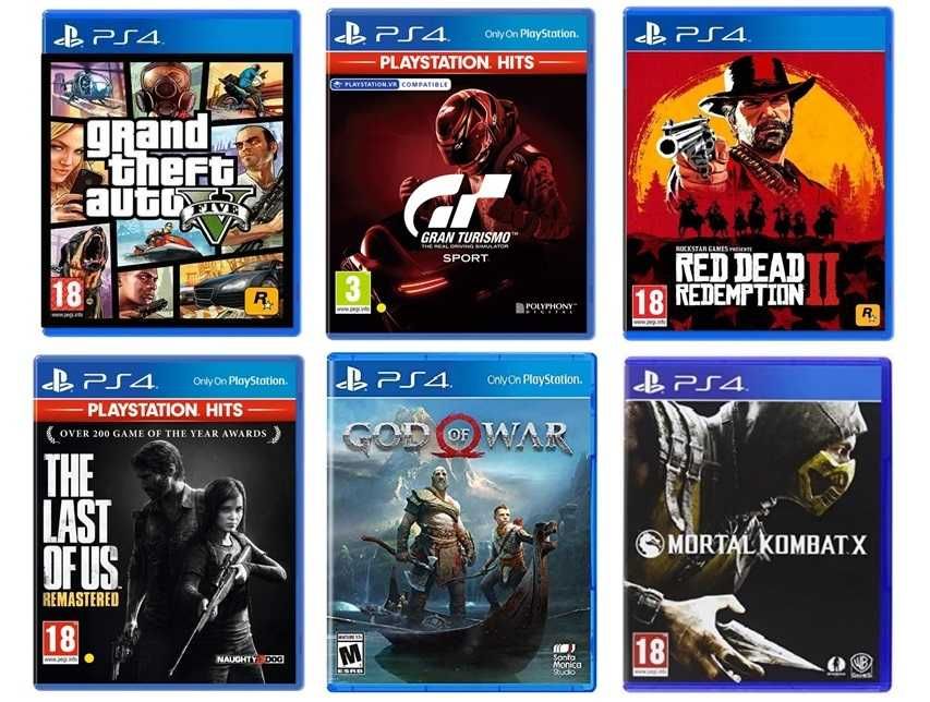 PlayStation 4 Slim 500GB/PS4/ПС4/Плейстейшън 4 + 1 Джойстик + 2 Игри + 1 Година Гаранция