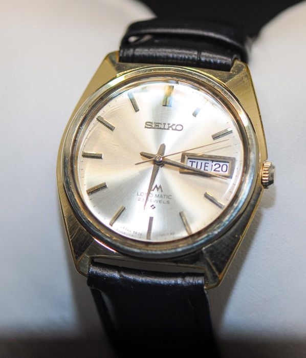Мъжки японски автоматичен часовник - Seiko Lord Matic - 5606 - 7000