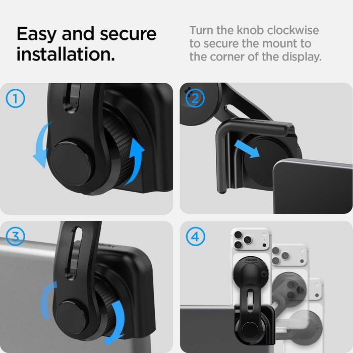 Suport telefon Spigen TapLock MagSafe pentru Tesla ca nou