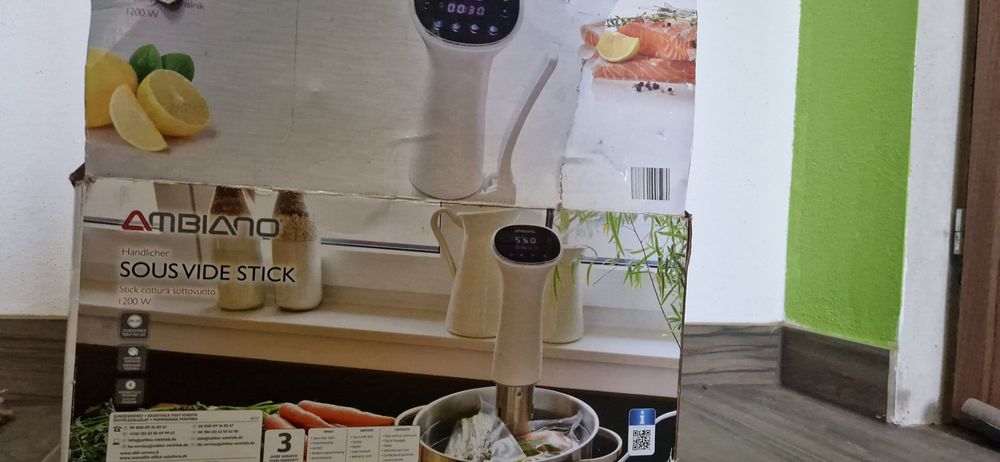 Circulator pentru gătit Sous Vide AMBIANO 1200W