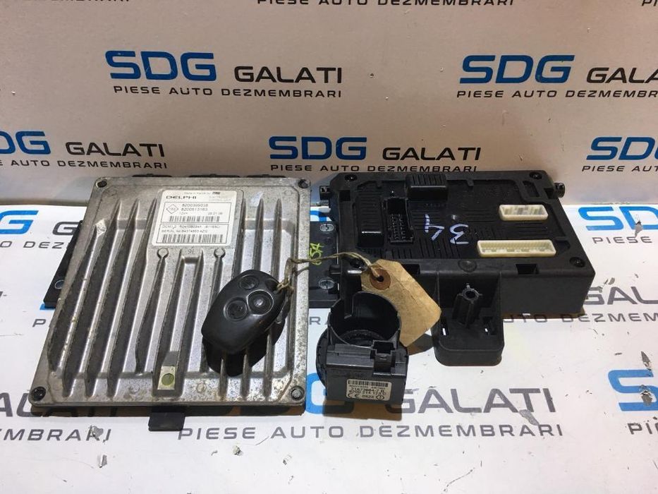Kit Pornire / Calculator Motor Renault Clio 3 1.5dci 2005 - 2012 Cod Piesa : 8200399038 / 8200513163
