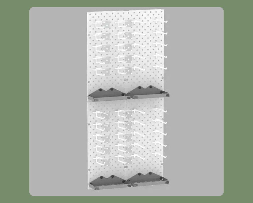 Панель перфорированная, настенная, для магазина и склада