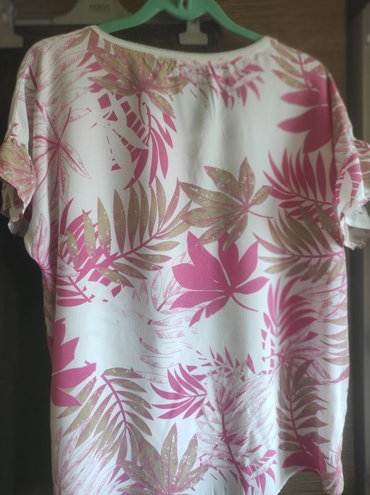 Дамски панталон ленен кафяв