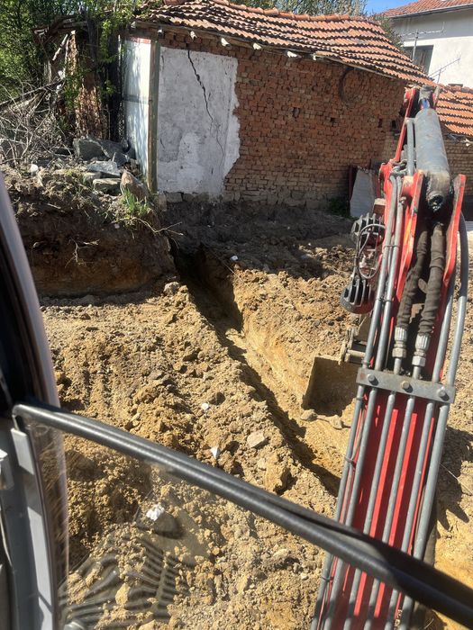 Услуги с Мини багер , Бобкат и Самосвал