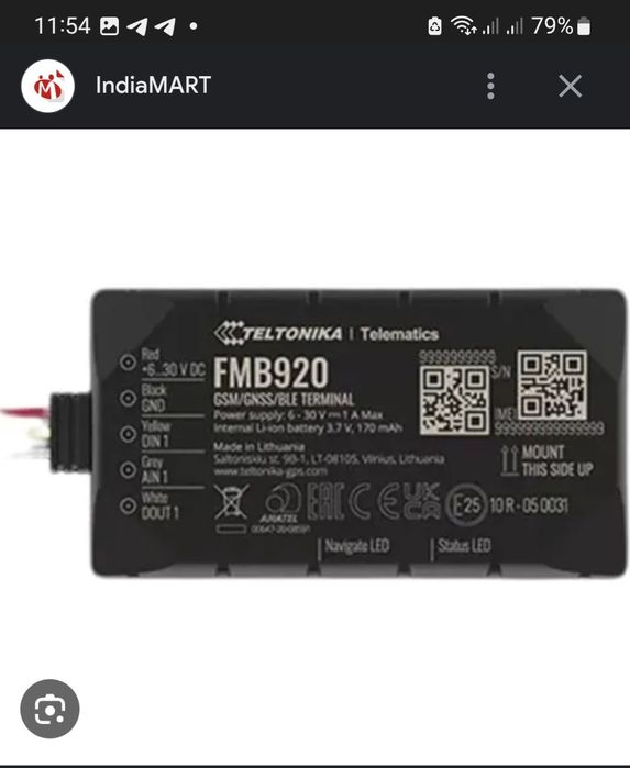 Gps трекер fmb 920. С возможностью отслеживать автотранспорт и контрол