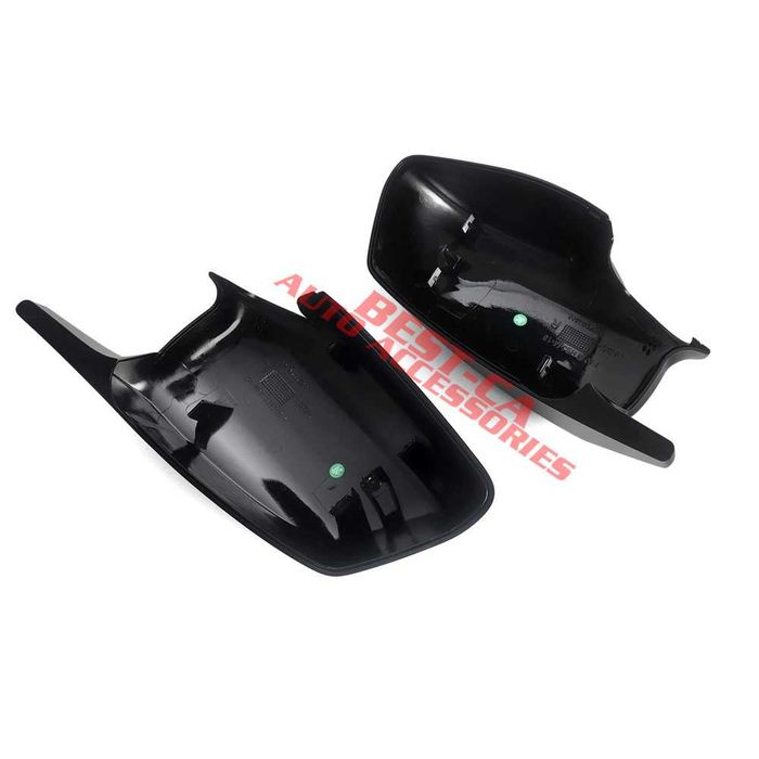 Capace oglinzi cu cleme pentru montaj direct Batman / M-Style compatibile cu BMW Seria 5 F10, F11 (2010-2013) pre lci – Negru Lucios