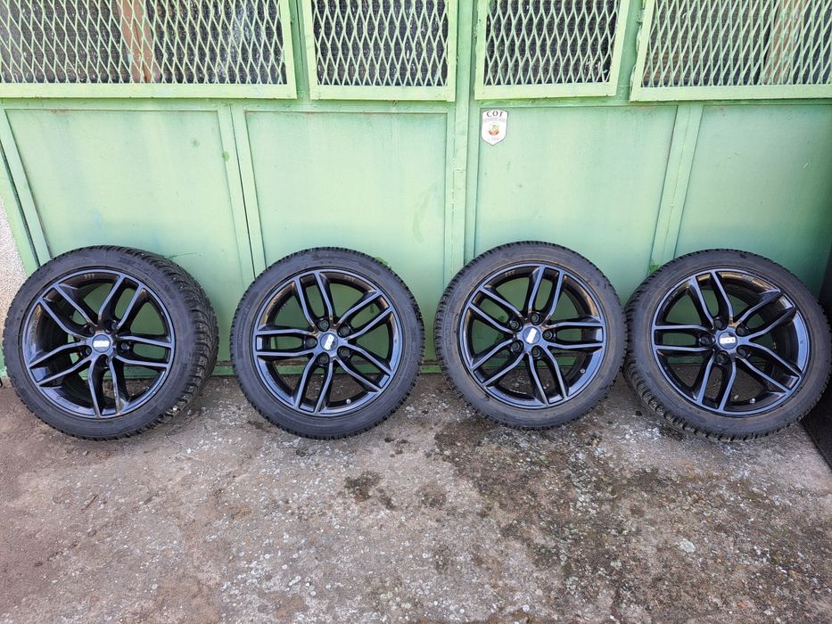 17 ки джанти със зимни гуми BBS BMW 5x120 E90 E87 E46 F20