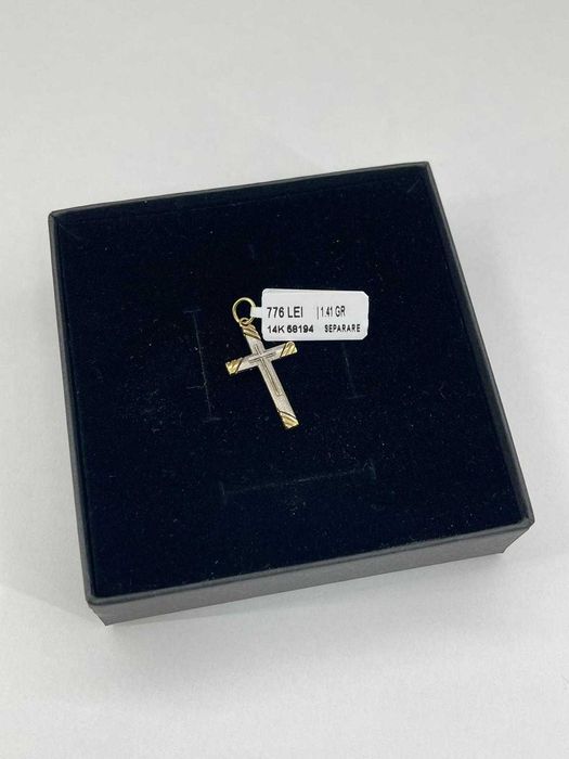 Cruce Aur 14 K / 1.41 Grame / Factura / Garantie #58194