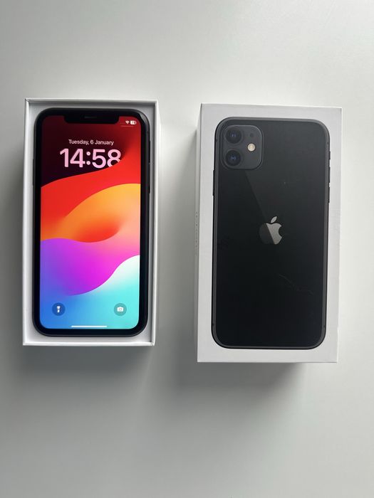 IPhone 11, Black, 128GB