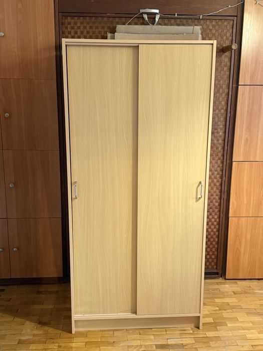 Гардераб, компактен с две плъзгащи врати