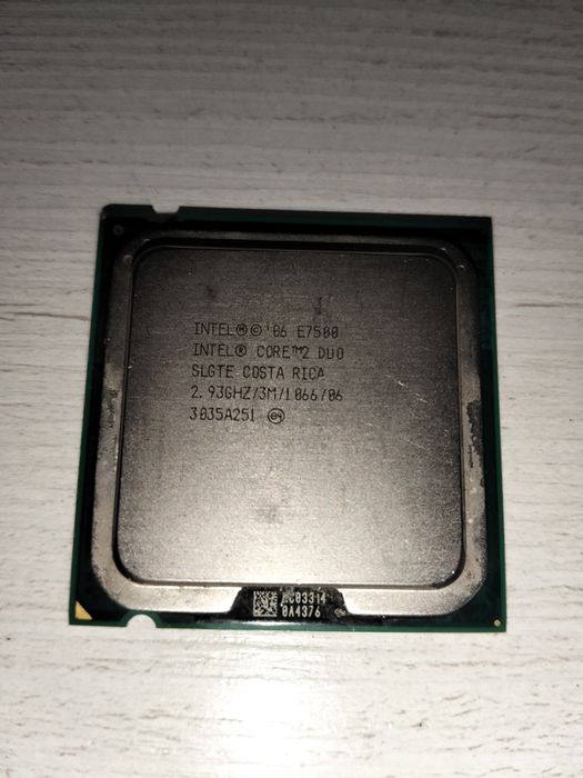Intel core 2 duo E7500