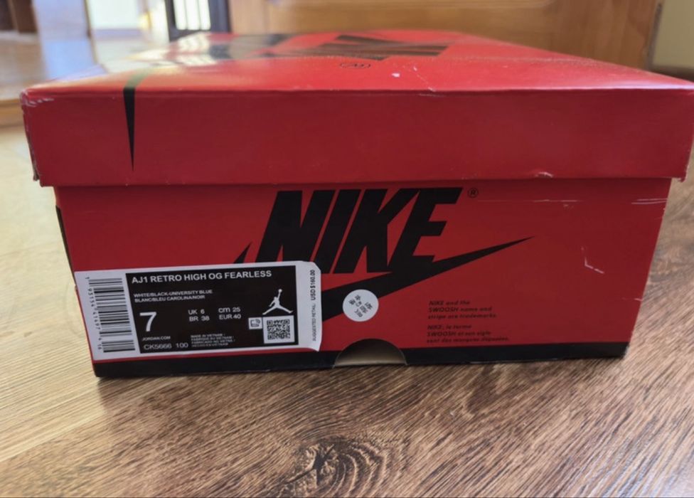 Jordan 1 retro fearless