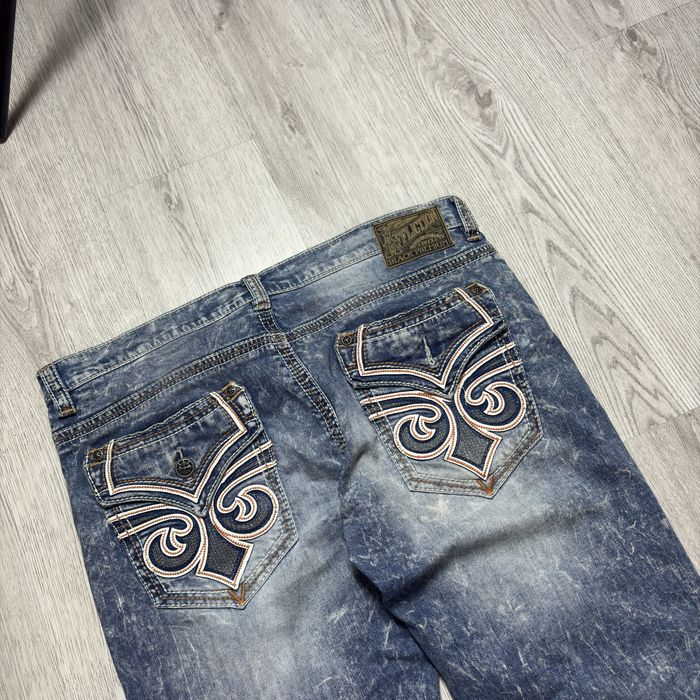 Affliction bootcut distressed jeans