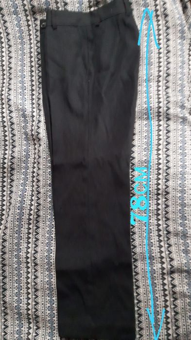 Брюки школьные синие