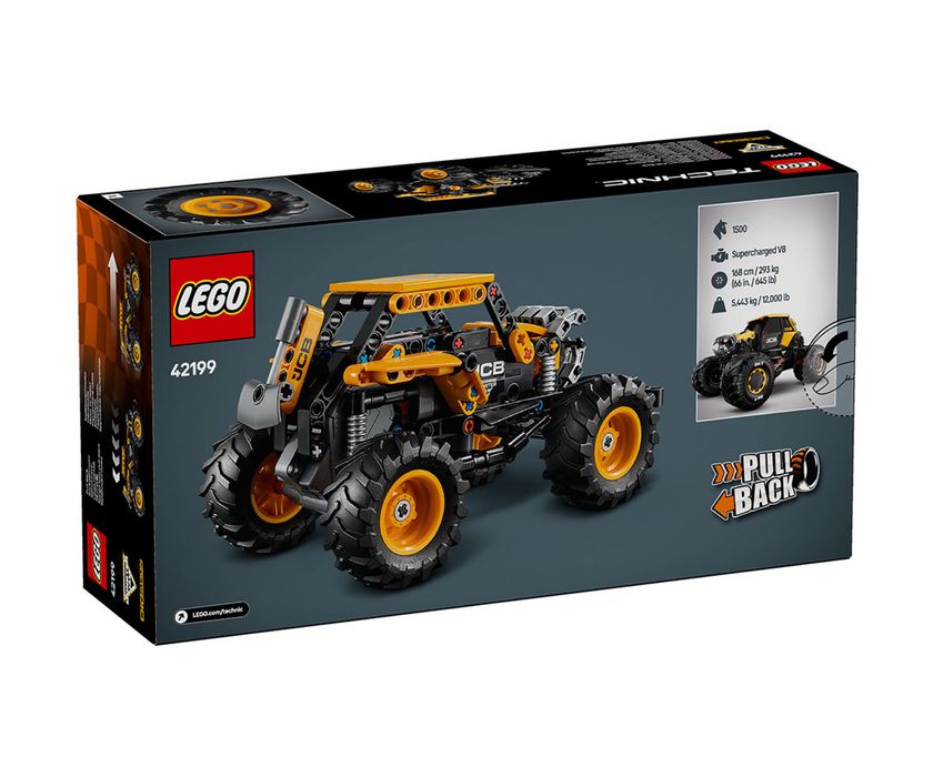 Сглобено Technic 42199 - Monster Jam™ Digatron™ с издърпване