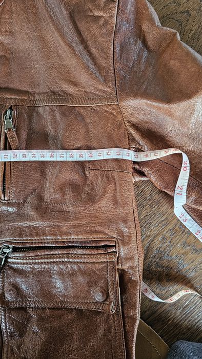 Уникално кожено яке Massimi Dutti. Като Ново.