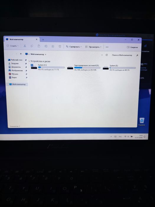 Ноутбук Асус x555s 8/128 +500gb