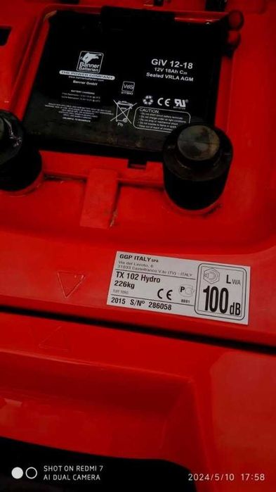 косачка CASTELGARDEN двигател HONDA 16 HP