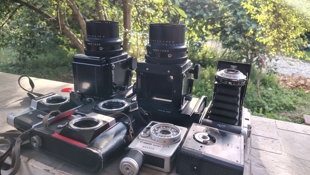 Set camere si obiective pentru reparat