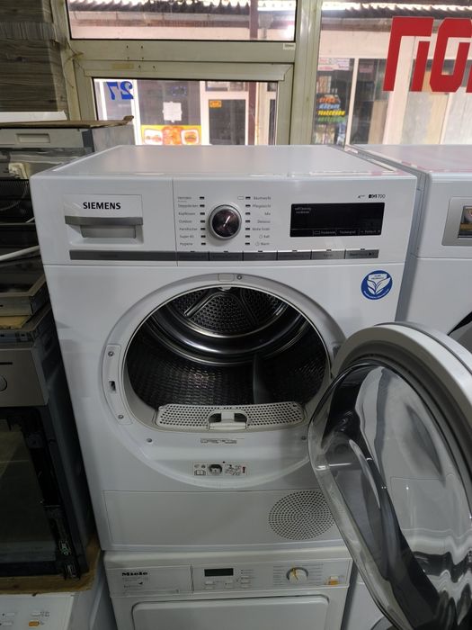 Сушилня Siemens IQ 700 - WT47W5W0 - 8кг. термопомпа клас А+++