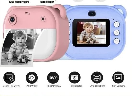 Детски фотоапарат за незабавен печат/Camera print/Детска  камера