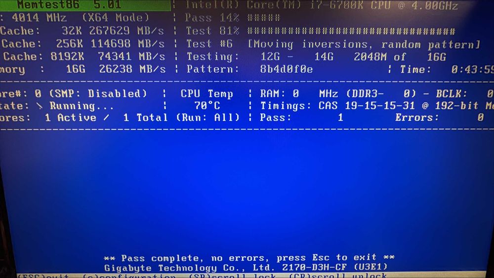 Kit Intel i7-6700k 4.2GHz + Gigabyte Z170-D3H + 16GB DDR4