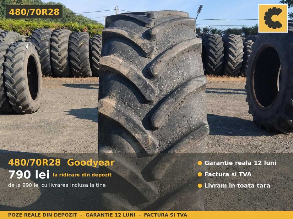 Cauciucuri 480/70R28 Goodyear Anvelope Tractor Fata SH REDUS Garantie