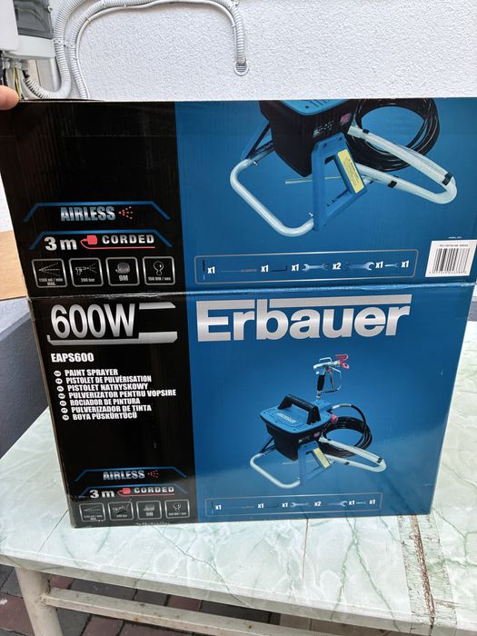 Vând pompă de zugrăvit Erbauier 600w