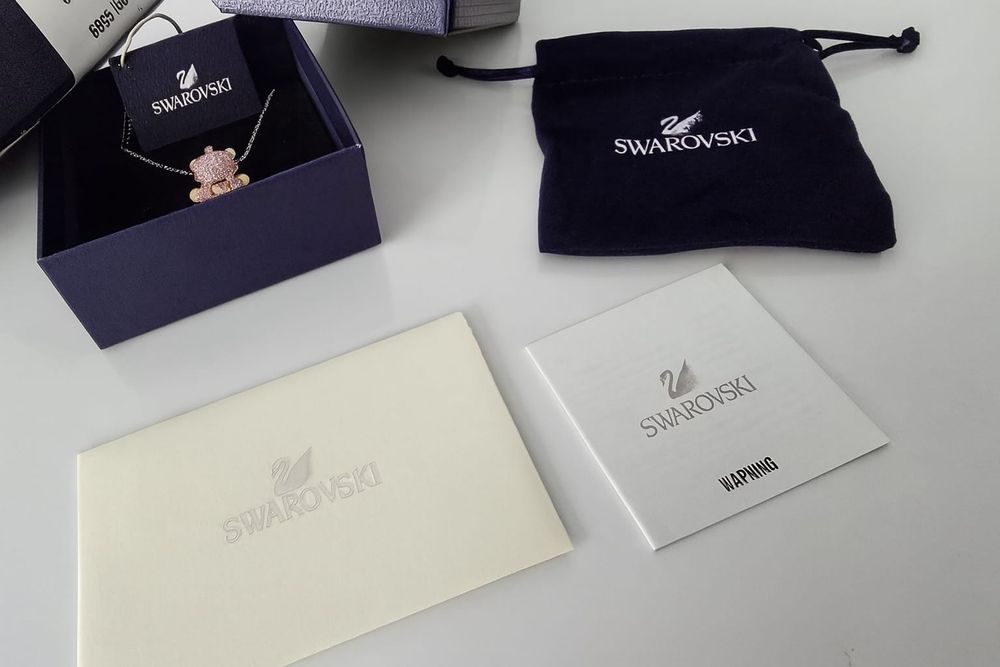 Pandantiv Teddy
Perlă de cristal, Urs, Roz, Placat cu nuanță