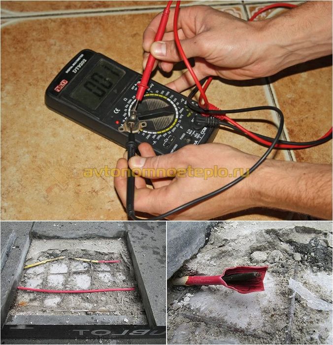 Ремонт электрических тёплых полов и терморегуляторов