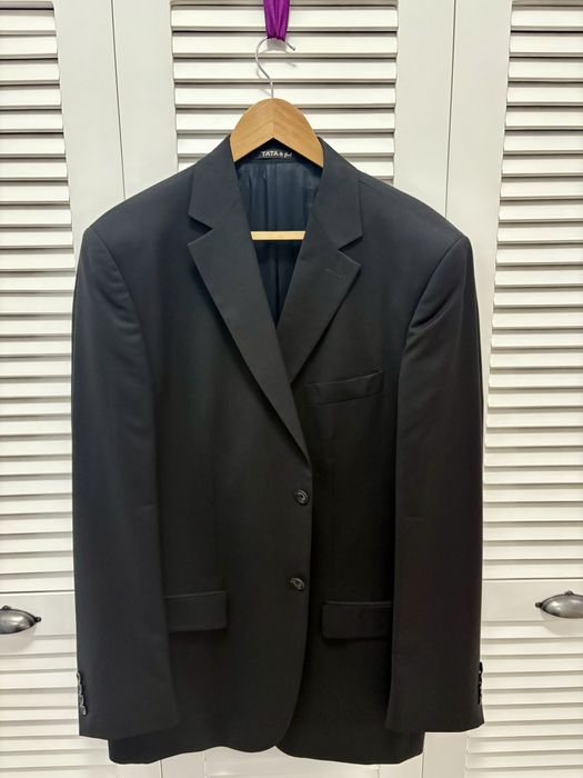 Costum barbatesc negru Tata si Fiul  marime 56