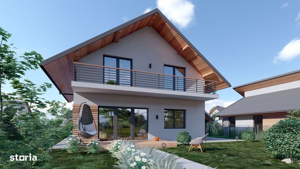 Casă individuală de vânzare în Șura Mică – 120 mp utili, teren  500 mp
